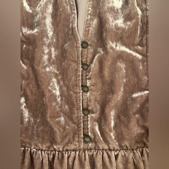 Anthropologie Holding Horses Crushed Velvet Dress, Size XXSP. - Picture 5 of 13